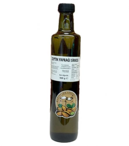 Doğal Zeytin Yaprağı Sirkesi 500 ml 