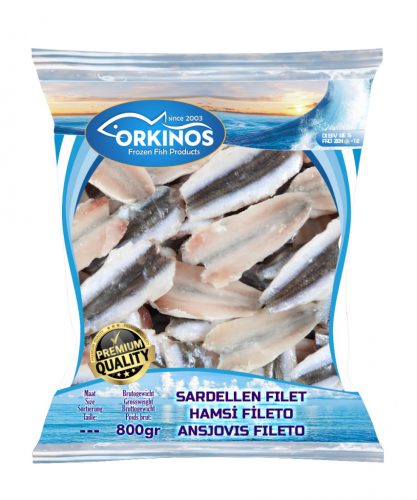 HAMSİ FİLETO 800GR (1 karton / 12 Stk)