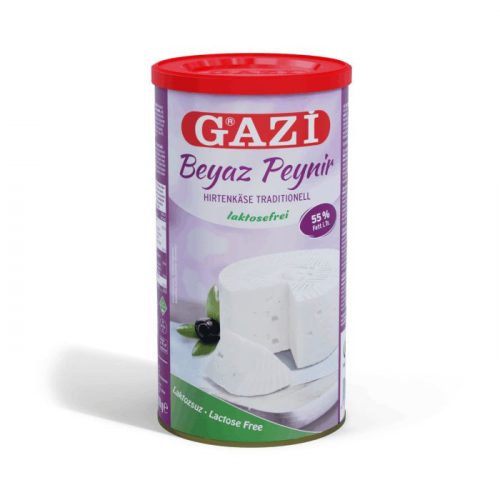 Gazi Laktozsuz Beyaz Peynir %55 yağlı 800 gr