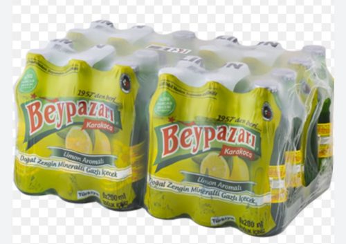 Beypazari Meyveli Soda ( Limon Aromalı ) 24x200 ml