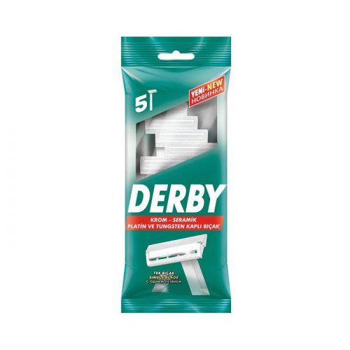 Derby Traş Bıçağı Krom Seramik 5 ad. 